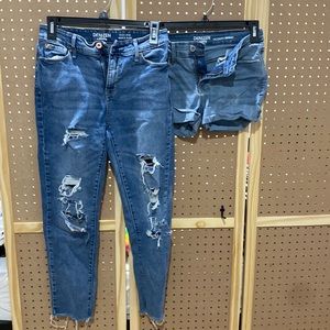 Denizen jeans and shorts